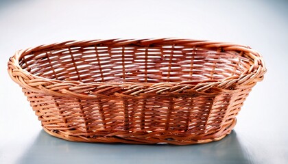 empty wicker basket