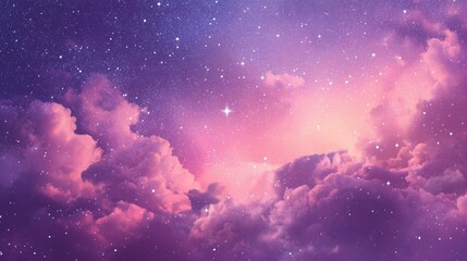 Night sky with stars