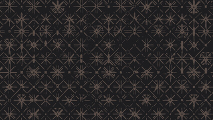 Dark Geometric Pattern with Starburst Motifs