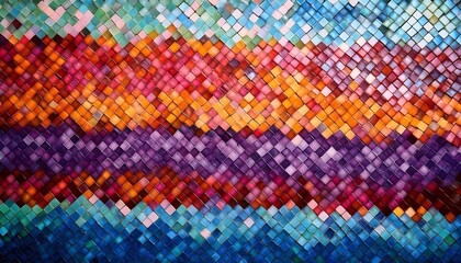 abstract background mosaic texture with multicolored tiles