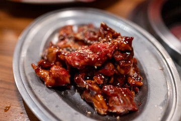 日本の愛知県名古屋市で食べたとても美味しい焼肉