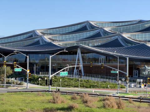 Googleplex Headquarters Building Exterior Mountain View California