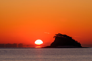 Sunrise at Geojampo, Incheon, South Korea