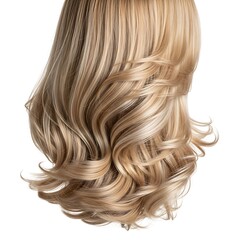 Fototapeta premium Blonde Hair with Highlights - A Stunning and Stylish Hairstyle.