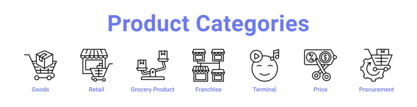 -Product Categories Icon Banner and Collection