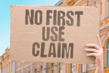 "No first Use Claim" What declaratory policy can and cannot guarantee. NOFIRSTUSE. POLICY. DECLARATION. CREDIBILITY. SIGNALS.