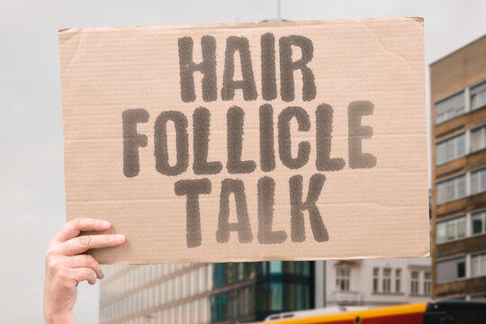 "Hair Follicle Talk" Why peptide chatter appears in hair-loss circles. HAIR. FOLLICLES. GROWTH. CLAIMS. CAUTION.