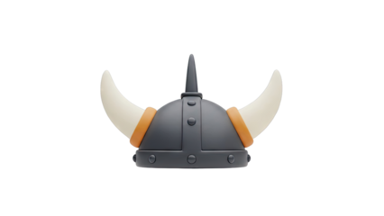 3D Cartoon Viking Helmet with Horns