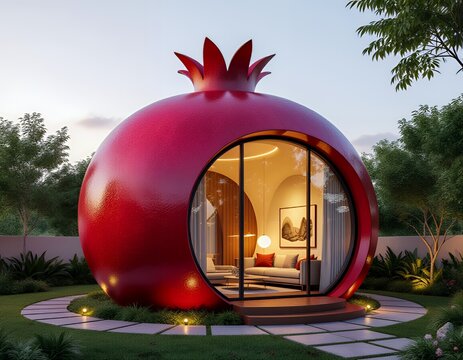 Modern pomegranate house Inspired House Design