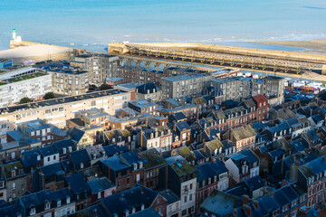 Vue a&eacute;rienne du Tr&eacute;port, Seine-Maritime, r&eacute;gion Normandie, France