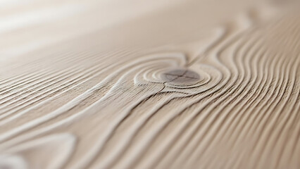 Close-up texture of natural wood grain, soft light