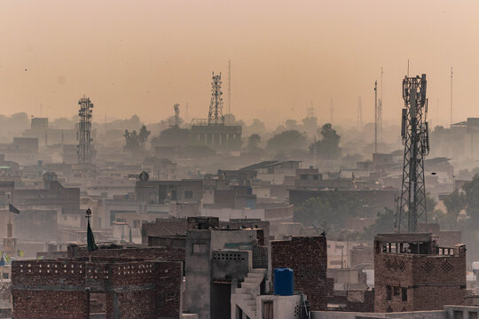 Skyline of central Multan, Punjab province, Pakistan