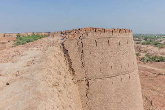 Walls of Derawar Fort, Punjab province, Pakistan