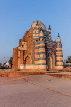 Tomb of Bibi Jawindi in Uch Sharif, Punjab province, Pakistan
