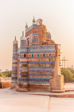 Tomb of Baha'al-Halim in Uch Sharif, Punjab province, Pakistan