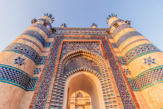 Tomb of Bibi Jawindi in Uch Sharif, Punjab province, Pakistan