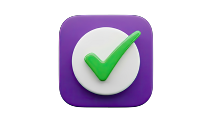 3D Checkmark Icon