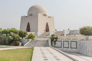 Mazar-e-Quaid (Jinnah Mausoleum) in Karachi, Pakistan