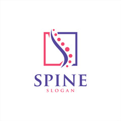 Chiropractic Logo Design Symbol Vector