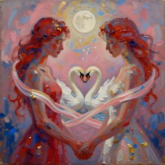 painting of heart