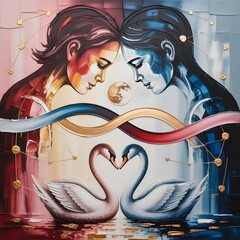 graffiti in the wall