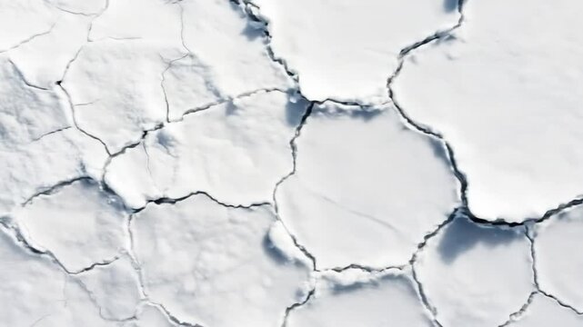 Dry cracked earth surface