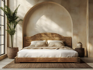 Minimalist meditation space bathed in soft light, featuring tatami mats and plush cushions, creating peaceful zen atmosphere for mindful relaxation