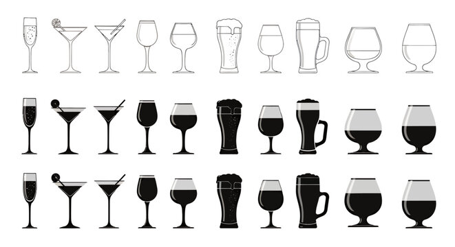 Wine Glass Outline Images  Browse 168,659 Stock Photos, Vectors, and Video  | Adobe Stock