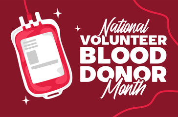 National Volunteer Blood Donor Month