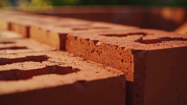 P221-red bricks isolated for decorative 4K 10s