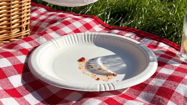 P156-Disposable paper plate 4K 10s