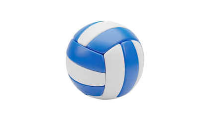 Blue and White Volleyball