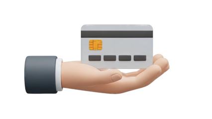 Hand Offering Credit Card
