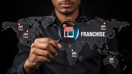 Franchise Business Opportunity Brand Rating Investment Growth Success Concept