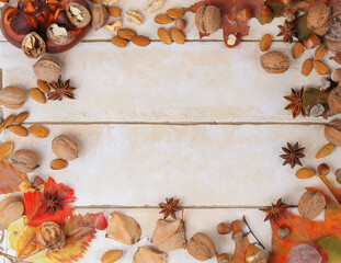 ナッツのフレーム