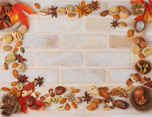 ナッツのフレーム