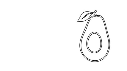 Minimalist National Keto Day Line art Animation. Suitable for celebration