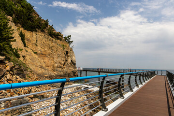 view of the sea from the sea