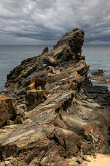  rocks on the beach cloud