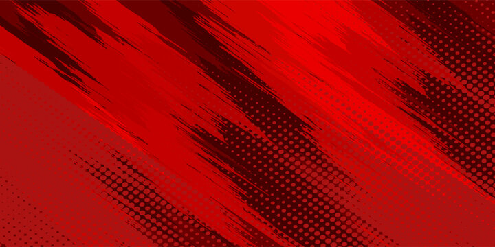 Straight red ink vector lines pack. Bloody color long and round hand-drawn brushstroke text highlights, frames, circles. Asian calligraphy brushstroke set.