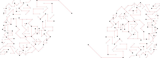 intricate circuitry layout, featuring an abstract arrangement of connected pathways and nodes, symbolizing the complexities of modern technological landscapes background