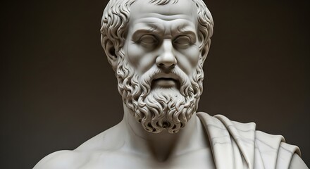 Bust of Heraclitus - Ancient Greek Philosopher and Thinker.