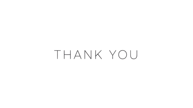Clean Modern Minimalist Thank You Text Message for Business Communication isolated PNG with Transparent Background - Powered by Adobe