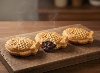 Korean Winter Street Food Bungeoppang Fish Shaped Pastry