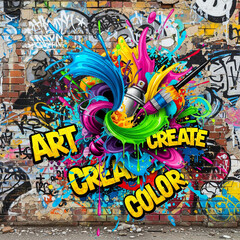 graffiti on the wall