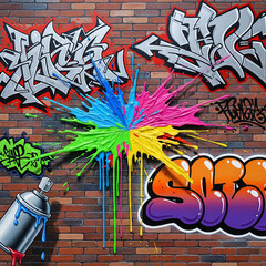 graffiti on the wall