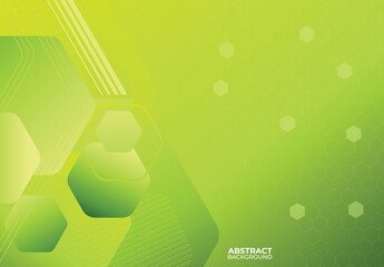 hexagonal green background design, geometric green background, abstract green background, banner design