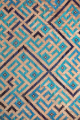 Fototapeta premium Intricate Tile Patterns at Khoja Ahmed Yasawi Mausoleum