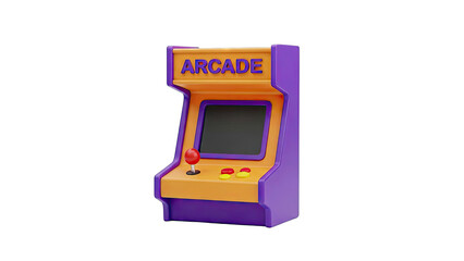 Cartoon Arcade Game Machine