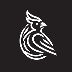 Black and white eagle tattoo design featuring a stylized bird wing silhouette and feather art vector illustration symbol for a nature logo